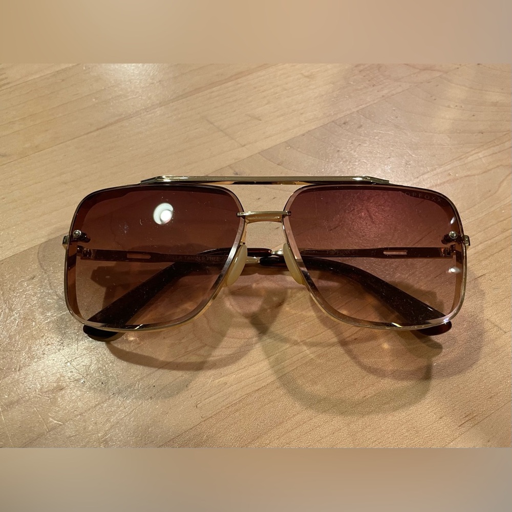 Topfoxx Bella Coffee Tangle Free Gold Aviator